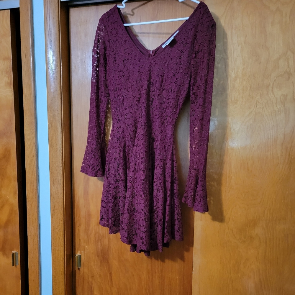 Cute wine colored dress